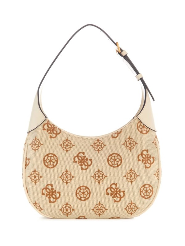 Cумка GUESS Izzy Logo Hobo Bag Dove Logo