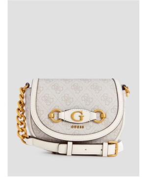 Cумка Guess Izzy Logo Mini Crossbody Dove logo