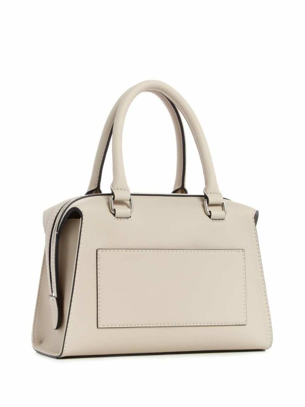 Cумка Guess MALEEK LOGO SATCHEL Beige