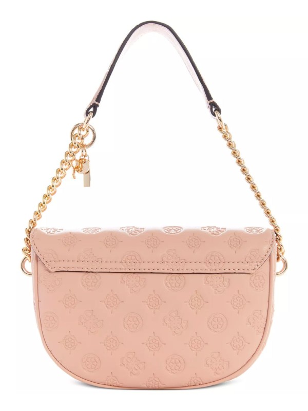 Cумка GUESS La Femme Puffy Peony Logo Small Flap Shoulder Bag Pink