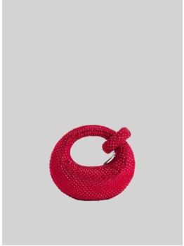 Сумка JW Pei Abacus Artificial Crystal Mini Top Handle Bag Red