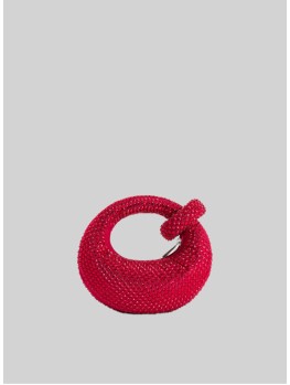 Сумка JW Pei Abacus Artificial Crystal Mini Top Handle Bag Red