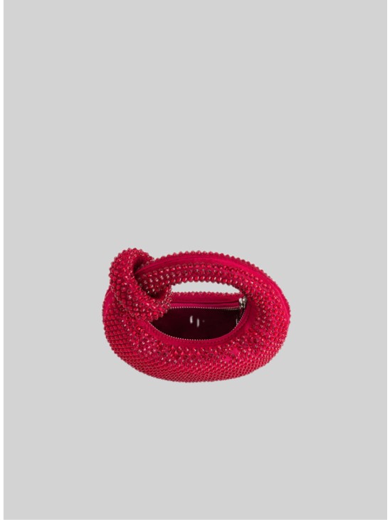 Сумка JW Pei Abacus Artificial Crystal Mini Top Handle Bag Red