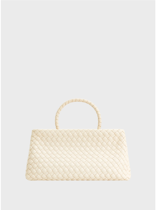 Сумка JW Pei Elora Woven Tote Bag White