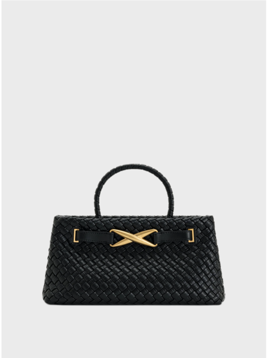 Cумка JW Pei Elora Woven Tote Bag Black