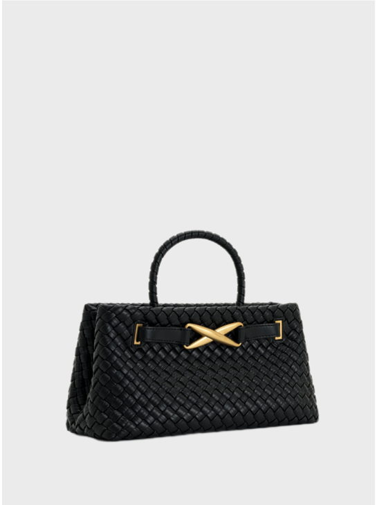 Cумка JW Pei Elora Woven Tote Bag Black