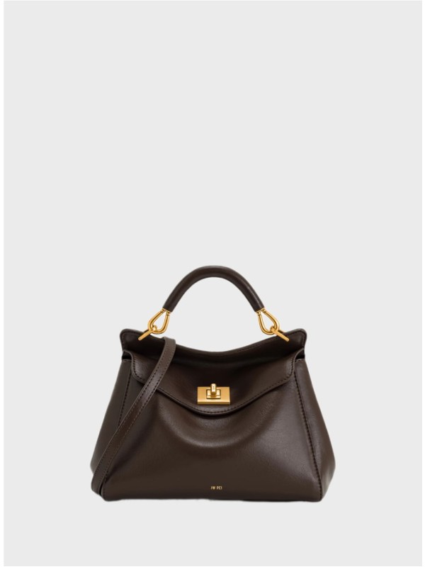 Сумка JW Pei Lucia Classic Top Handbag Dark Brown