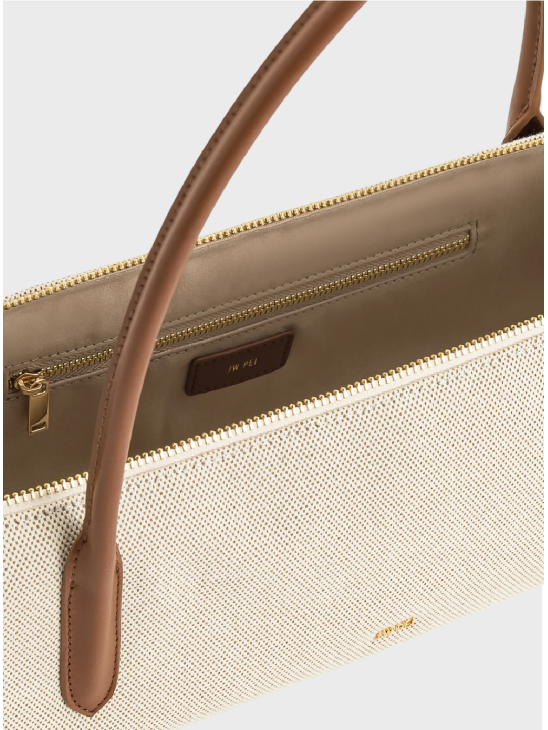 Сумка JW Pei Nova Shoulder Bag Brown Canvas