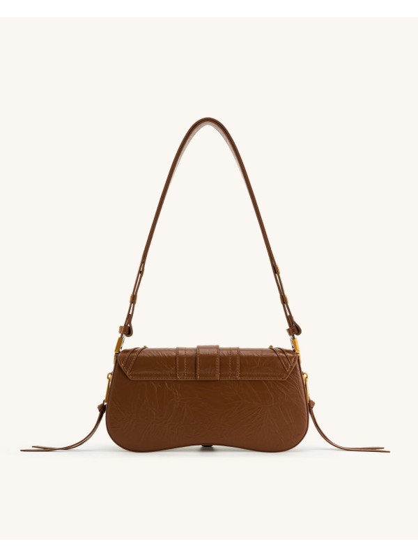 Cумка JW PEI Joy Crushed Shoulder Bag Brown