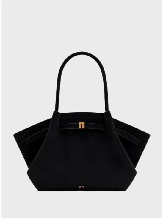 Сумка JW Pei Hana Medium Faux Suede Tote Black