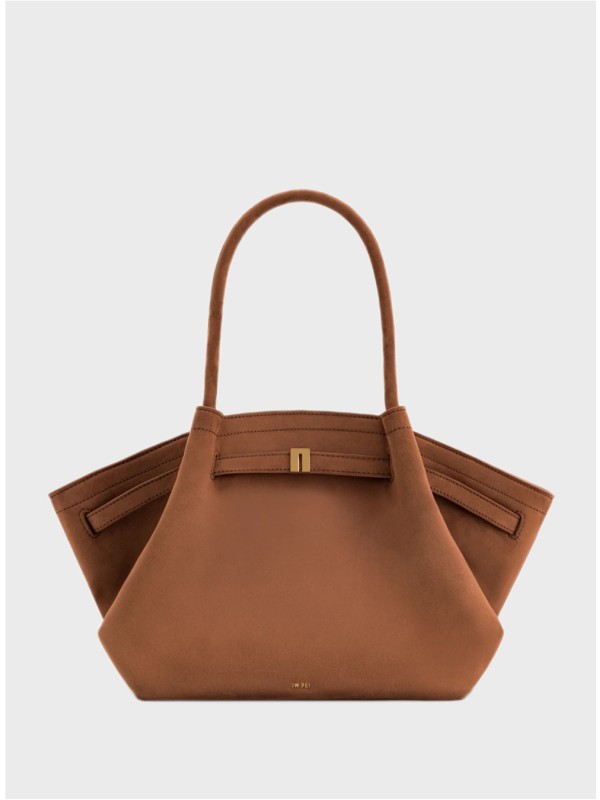 Сумка JW Pei Hana Medium Faux Suede Tote Brown