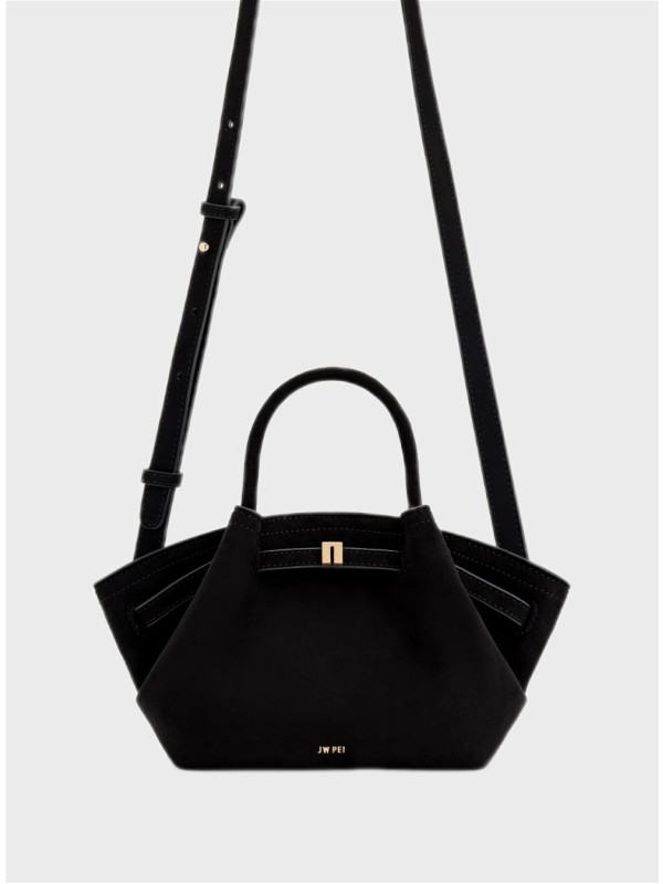 Cумка JW Pei Hana Mini Faux Suede Tote Black