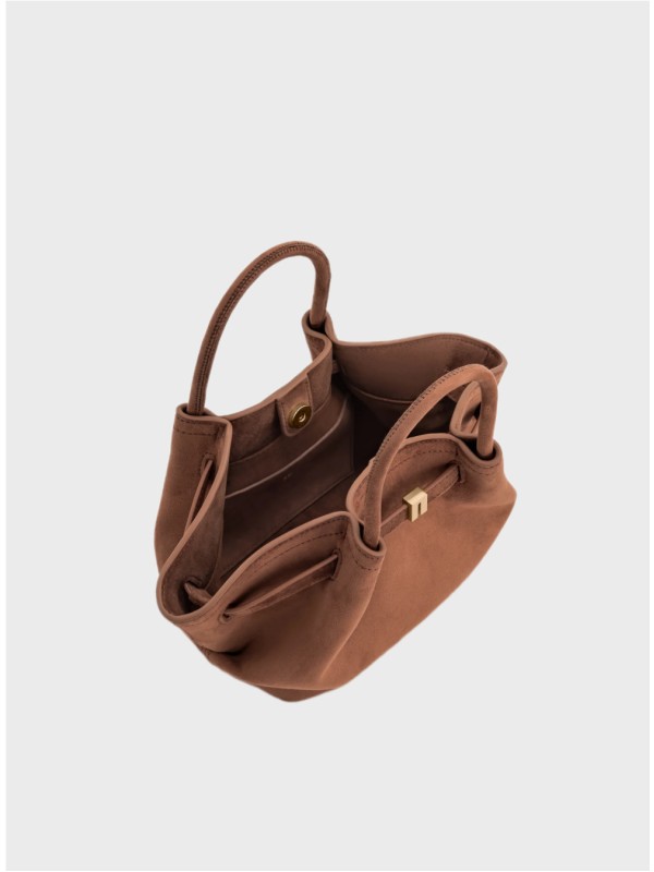 Сумка JW Pei Hana Mini Faux Suede Tote Brown