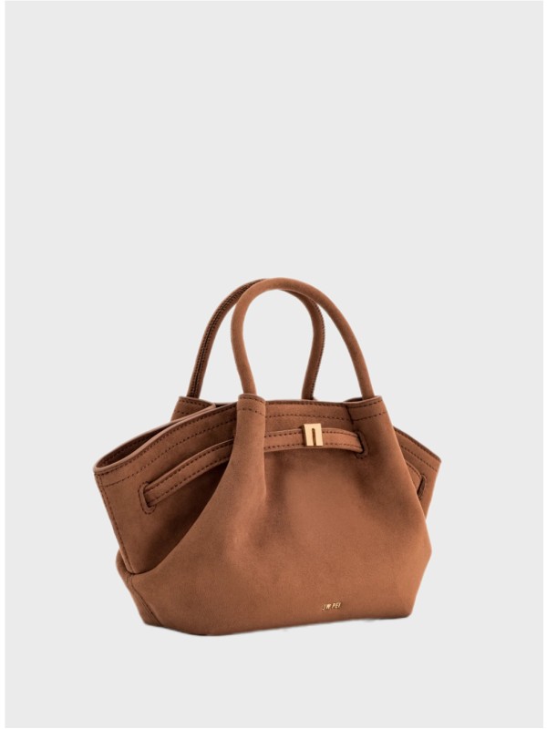 Сумка JW Pei Hana Mini Faux Suede Tote Brown