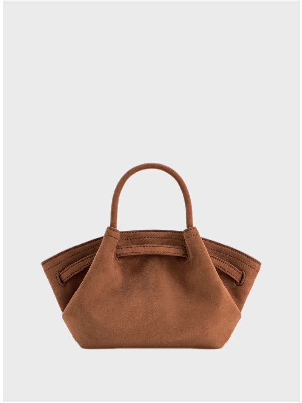 Сумка JW Pei Hana Mini Faux Suede Tote Brown