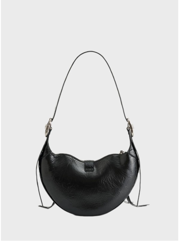 Cумка JW PEI Tessa Crushed Shoulder Bag Black