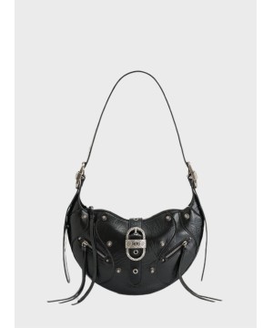 Cумка JW PEI Tessa Crushed Shoulder Bag Black