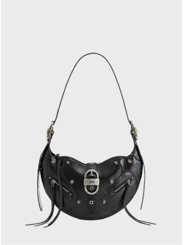 Cумка JW PEI Tessa Crushed Shoulder Bag Black