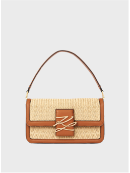 Сумка Karl Lagerfeld K/Autograph Raffia Brown