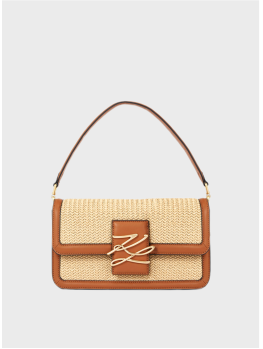 Сумка Karl Lagerfeld K/Autograph Raffia Brown