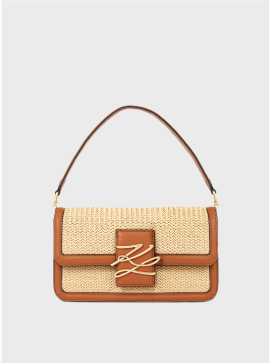 Сумка Karl Lagerfeld K/Autograph Raffia Brown