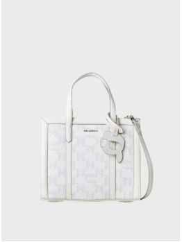 Сумка Karl Lagerfeld K/Ikonic 2.0 Mono CC SM Tote White