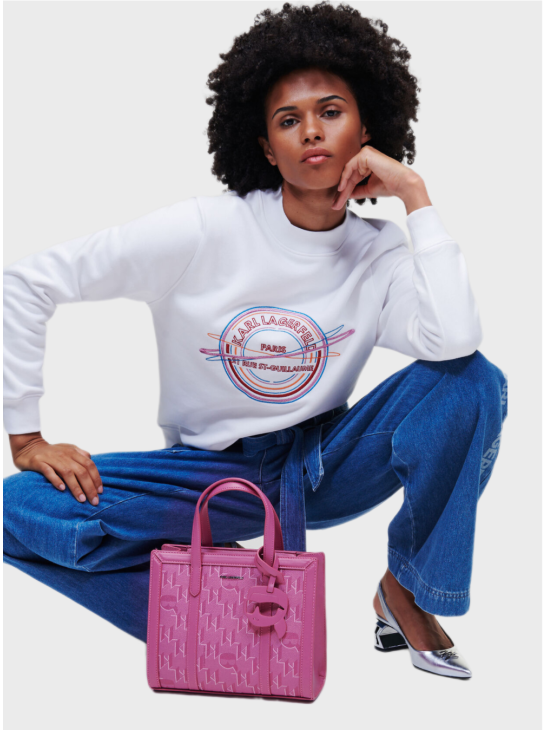 Сумка Karl Lagerfeld K/Ikonic 2.0 Mono CC SM Tote Spring Crocus