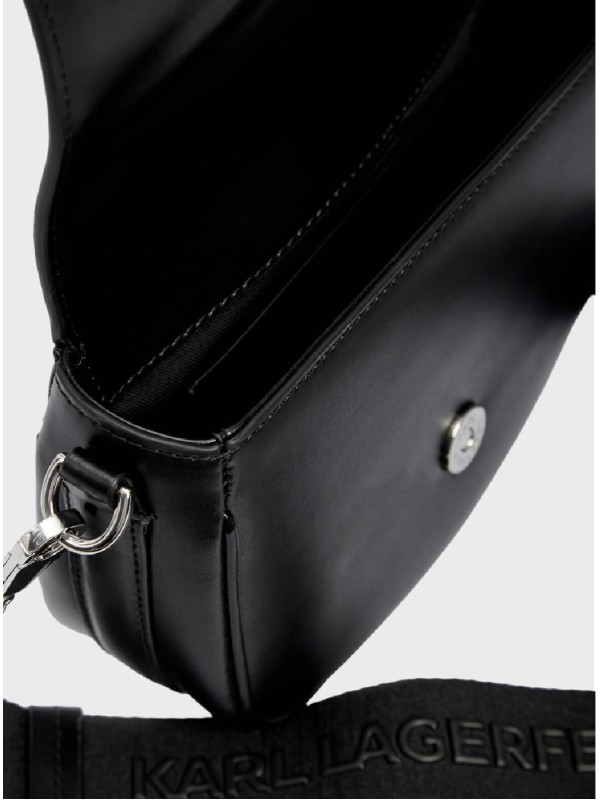 Cумка Karl Lagerfeld Crossbody Leather Black