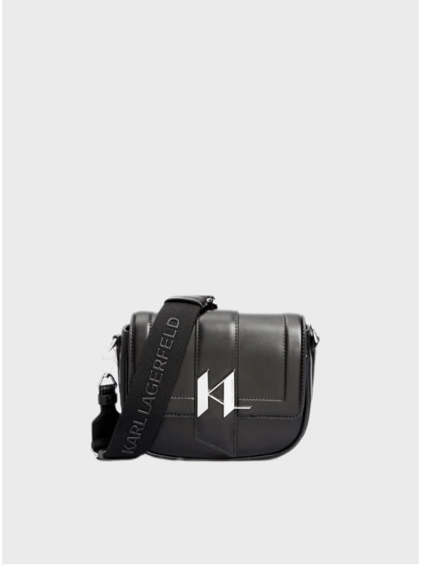 Cумка Karl Lagerfeld Crossbody Leather Black