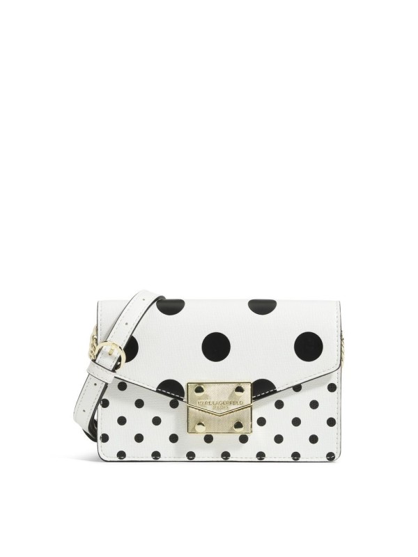 Cумка Karl Lagerfeld Paris CORRINE PRINTED CROSSBODY White