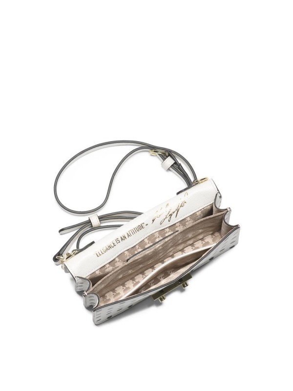 Cумка Karl Lagerfeld Paris CORRINE PRINTED CROSSBODY White