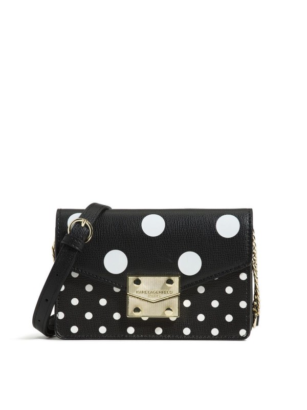 Cумка Karl Lagerfeld Paris CORRINE PRINTED CROSSBODY Black