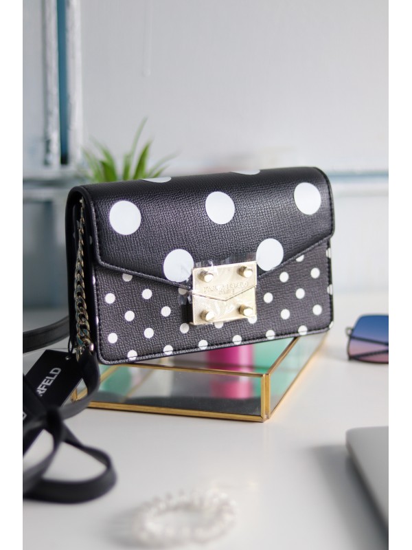 Cумка Karl Lagerfeld Paris CORRINE PRINTED CROSSBODY Black