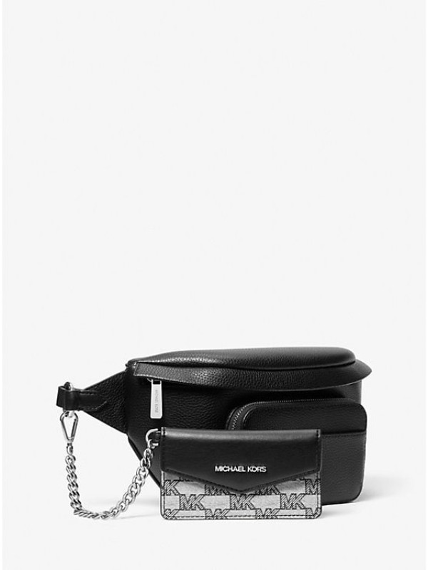 Cумка-Бананка Michael Kors Maisie Multifunctional Waistpack 2in1 Black