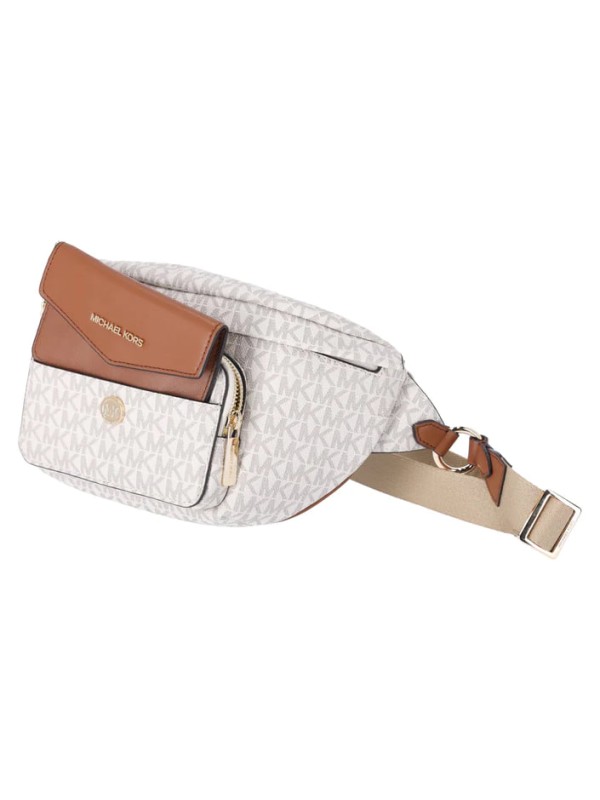 Cумка-Бананка Michael Kors Maisie Multifunctional Waistpack 2in1 Vanilla logo