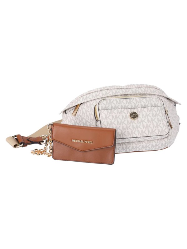 Cумка-Бананка Michael Kors Maisie Multifunctional Waistpack 2in1 Vanilla logo