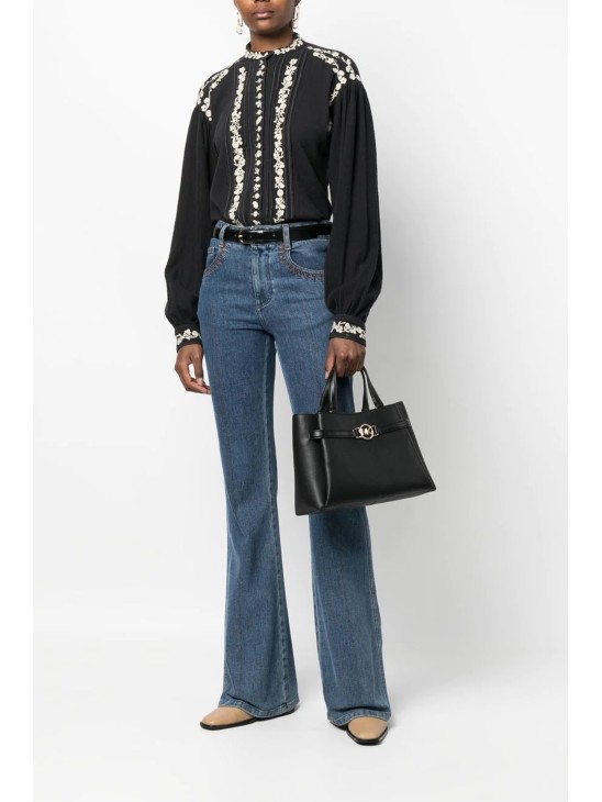 Сумка Michael Kors Angelina MD Satchel Black