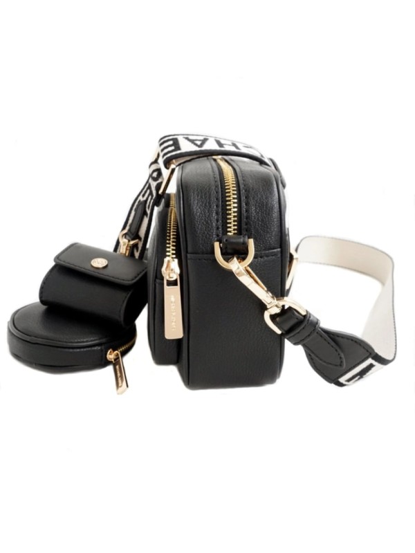 Сумка Michael Kors Jet Set Medium Leather Crossbody Bag Black