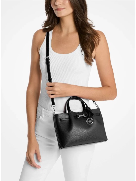 Сумка Michael Kors Carson Small Black Silver