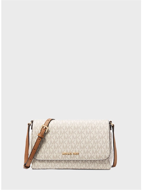 Cумка Michael Kors Jet Set Item Convertible Crossbody Vanilla Logo