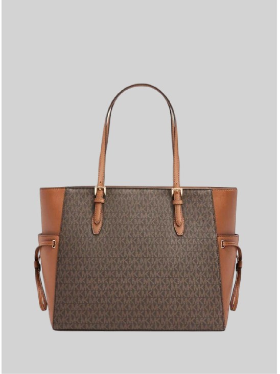 Сумка Michael Kors Gilly Large Signature Travel Tote Brown Logo