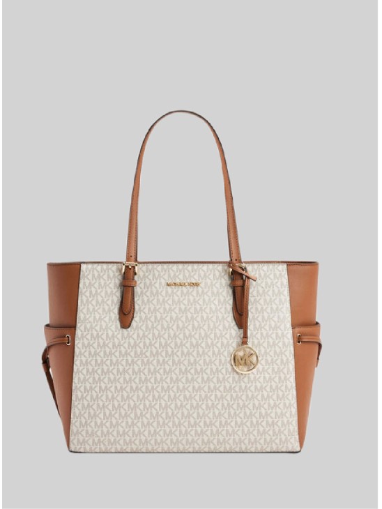 Сумка Michael Kors Gilly Large Signature Travel Tote Vanilla Logo