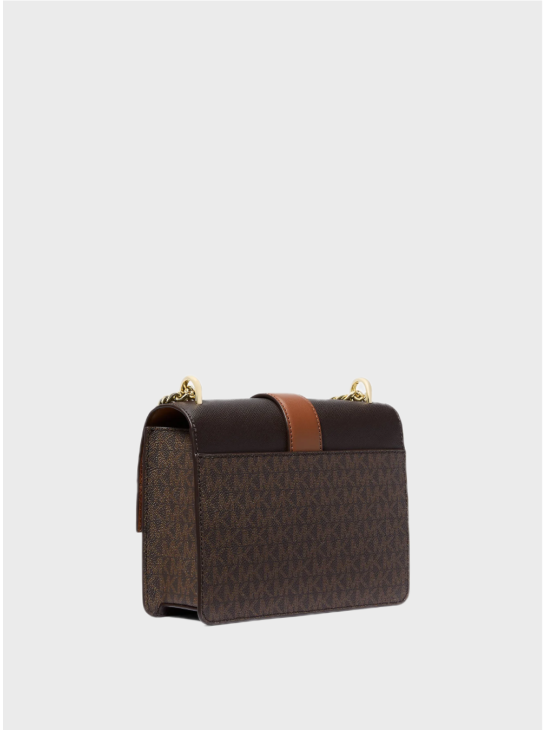 Сумка Michael Kors Greenwich Small Brown Logo