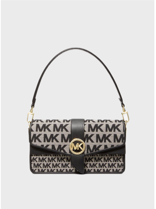 Сумка Michael Kors Greenwich Medium Logo Jacquard Black Multi