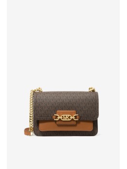 Сумка Michael Kors Heather LG Shoulder Brown