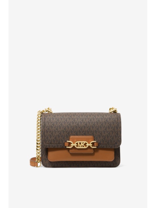 Сумка Michael Kors Heather LG Shoulder Brown