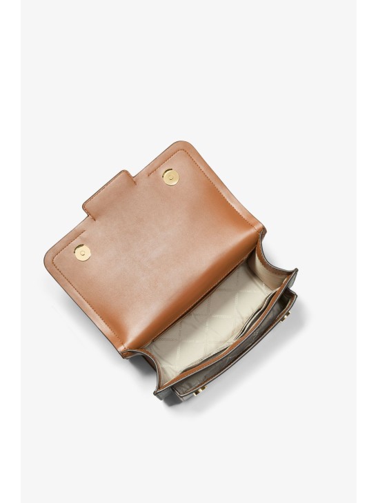 Сумка Michael Kors Heather LG Shoulder Brown