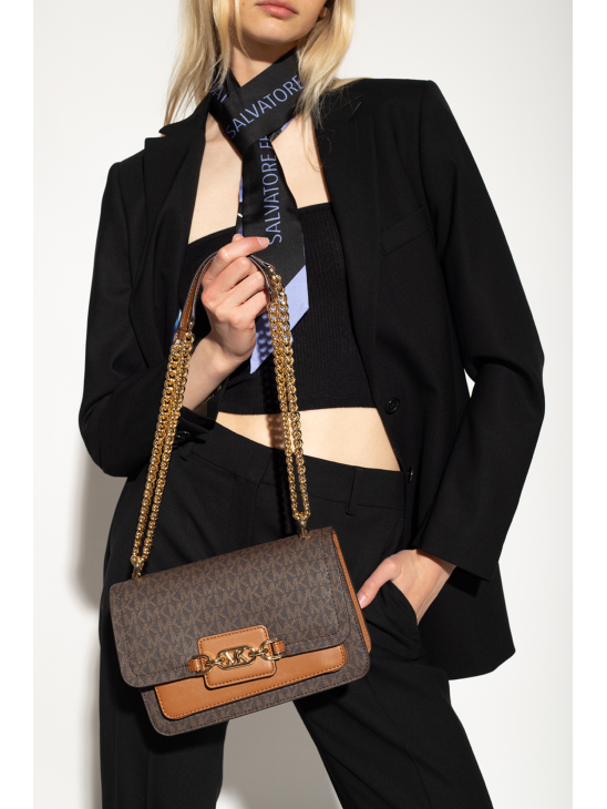 Сумка Michael Kors Heather LG Shoulder Brown
