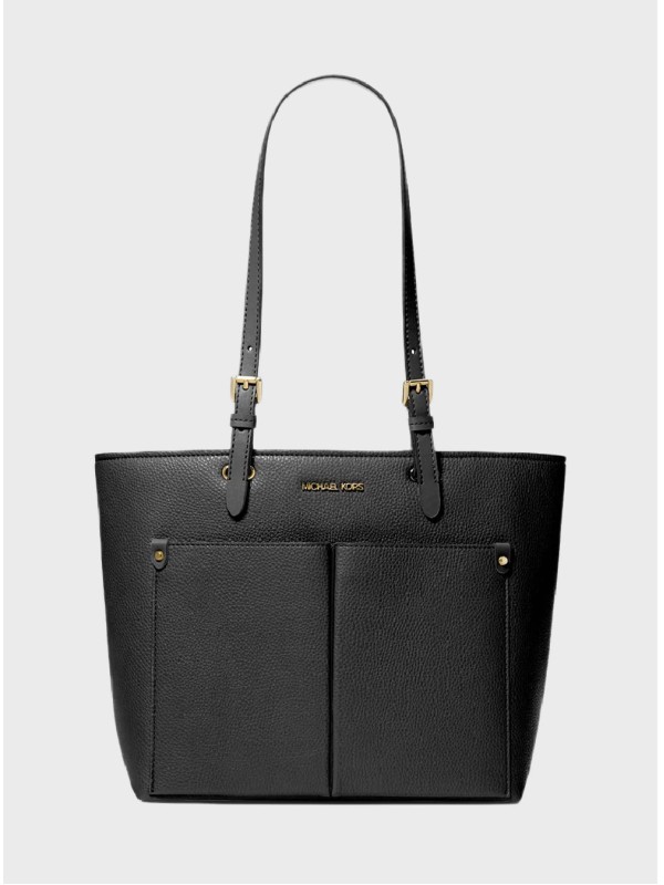 Сумка Michael Kors Jet Set Medium Double Pocket Tote Bag Black