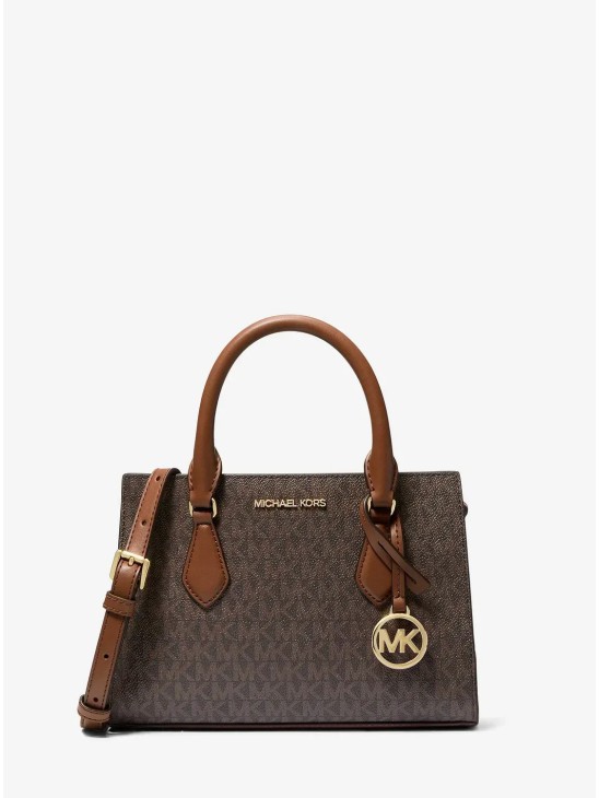 Сумка Michael Kors Sheila Small Logo Brown